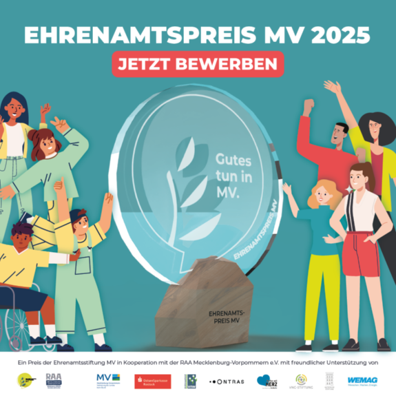 Ehrenamtspreis MV 2025 - Jetzt bewerben